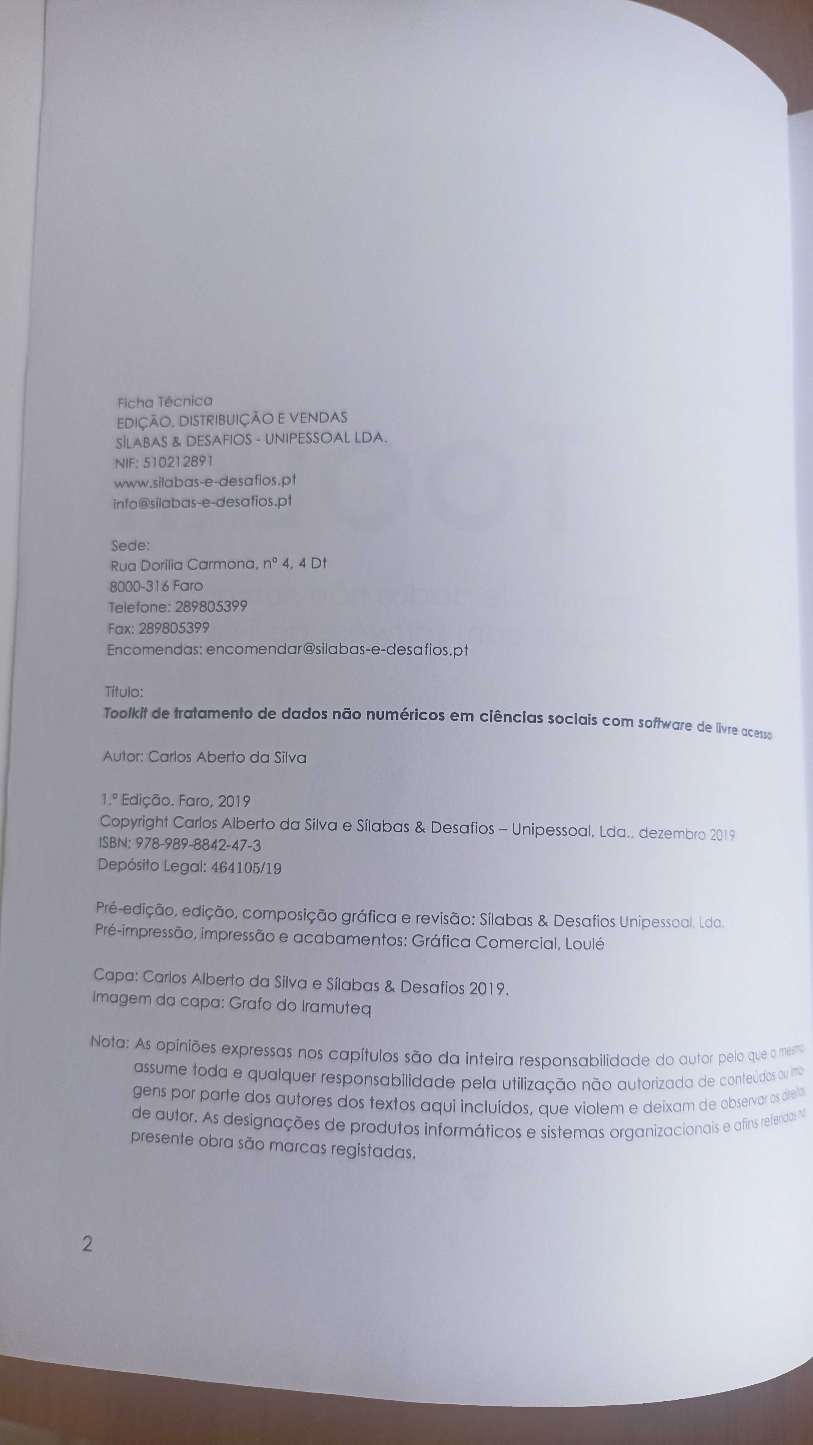 Toolkit Tratamento de dados não numéricos em ciências sociais IRAMUTEQ