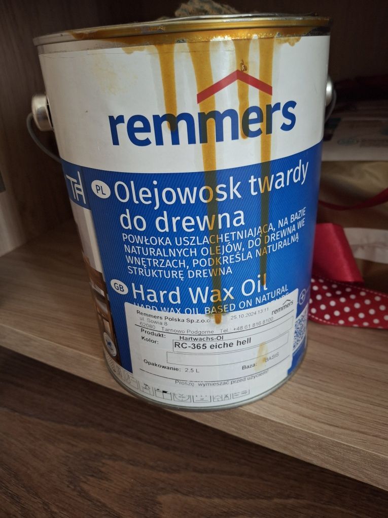 Remmers olejowosk około 2l dąb jasny