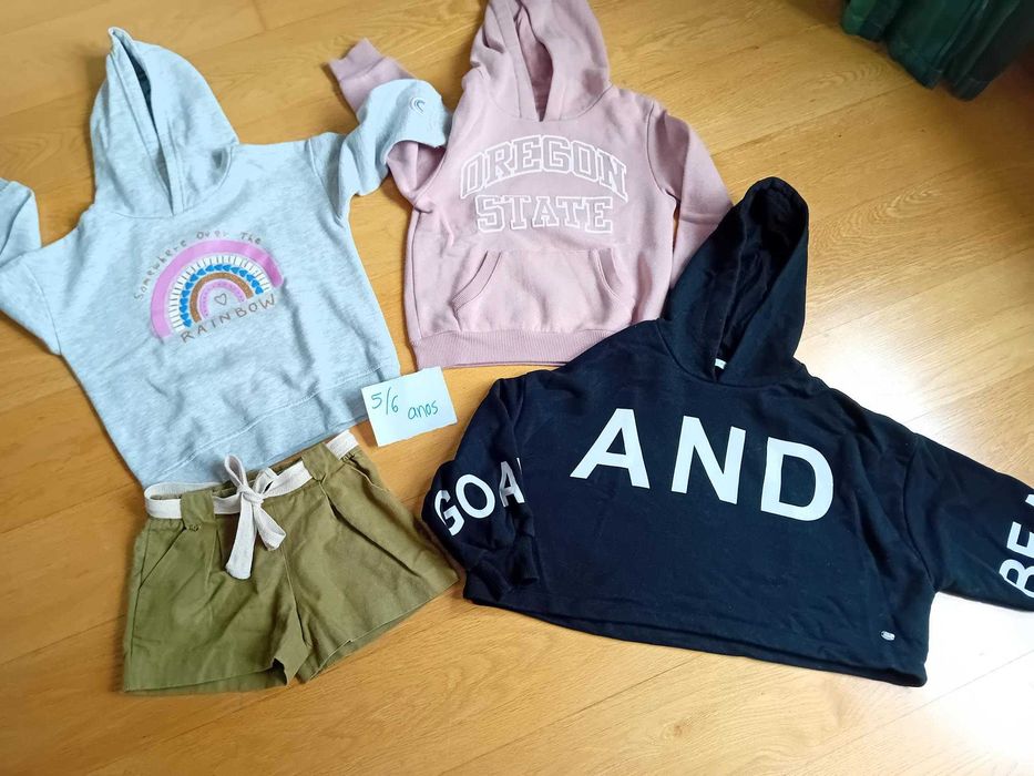 lote roupa criança - 5/6 anos