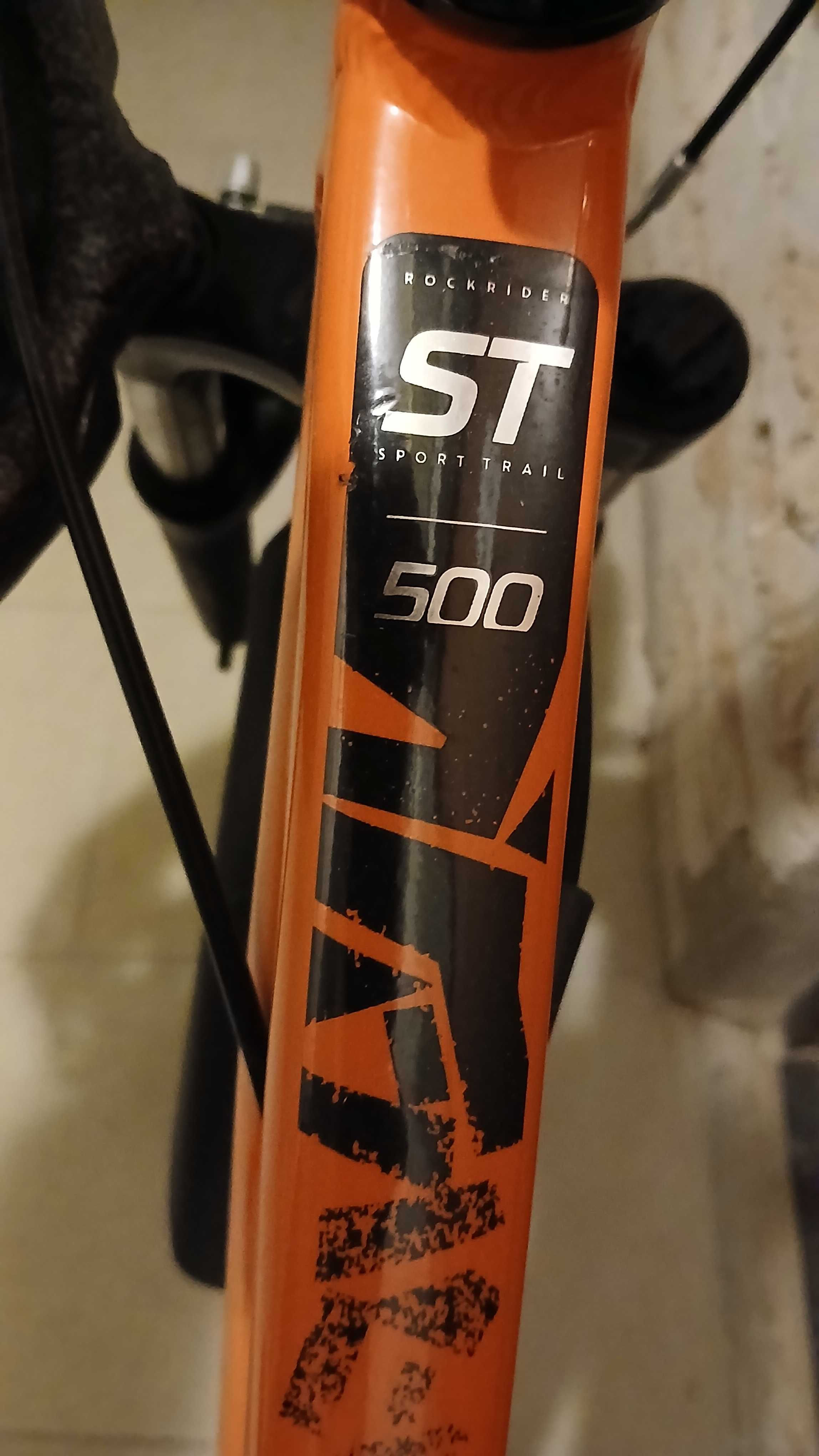 Rower górski MTB dziecięcy Rockrider st 500 + kask