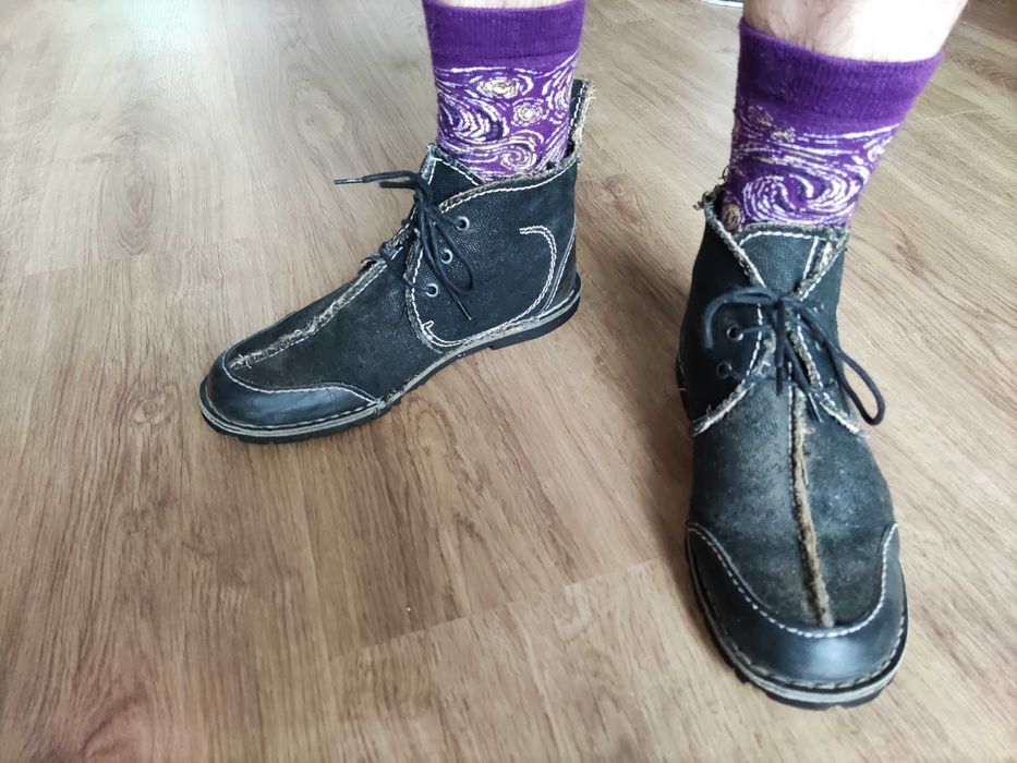 Botas em cânhamo - Live without dead time