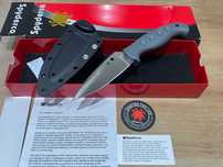 Nóż fixed Spyderco Temperance Sprint Run  CPM Cru-Wear