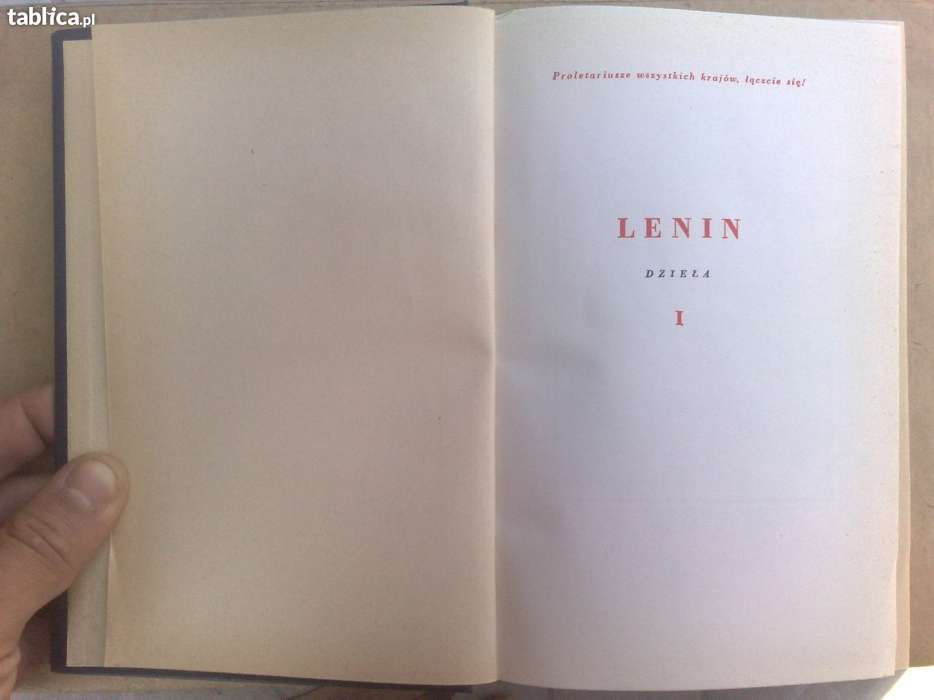 Dzieła Lenina tom 1, 5, 14, 19
