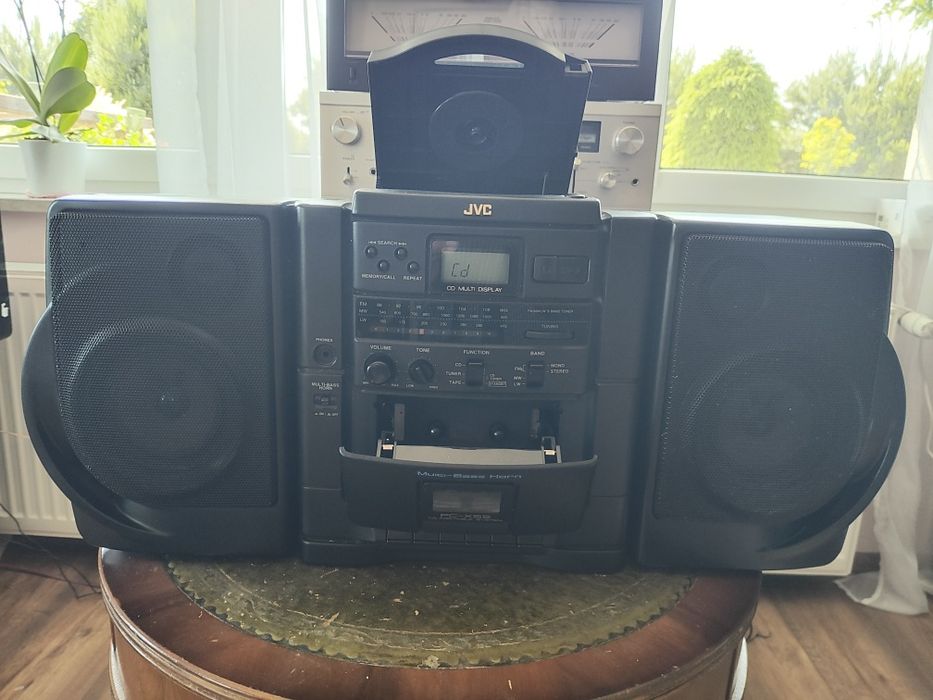 Radio CD Kaseta Mini wieża JVC