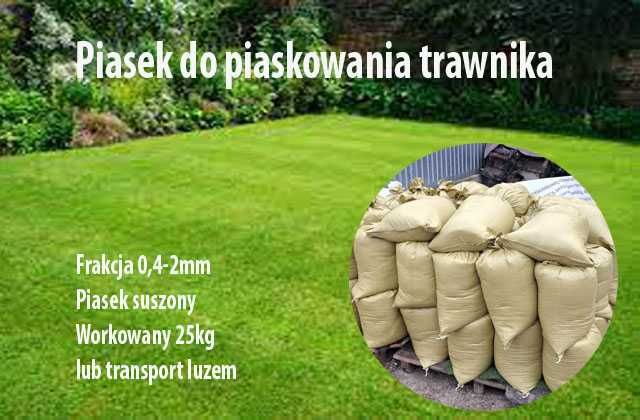 Piasek do piaskowania trawników