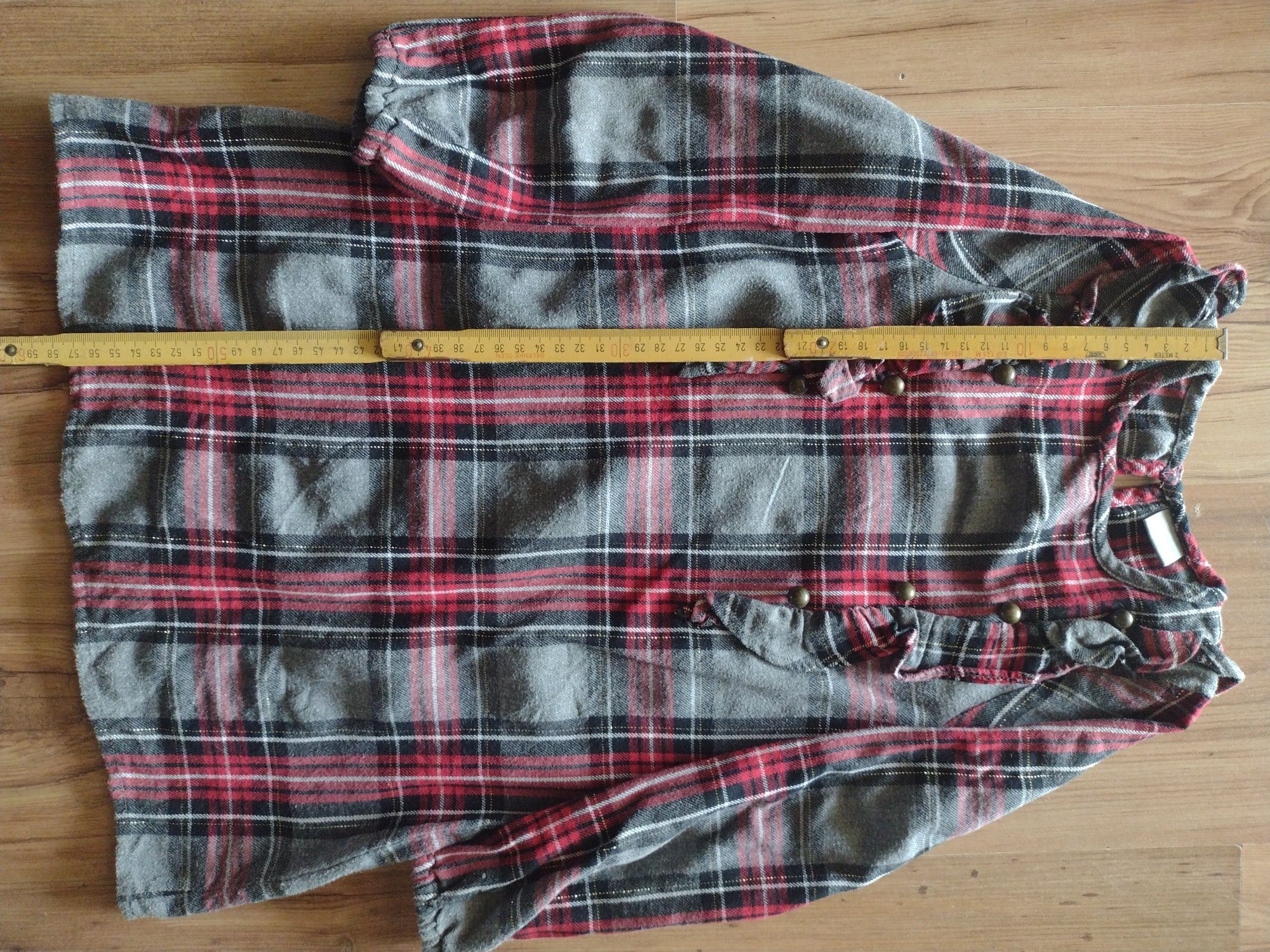 Flanelowa sukienka next 110cm