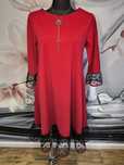 Sukienka czerwona made in italy roz M-L
