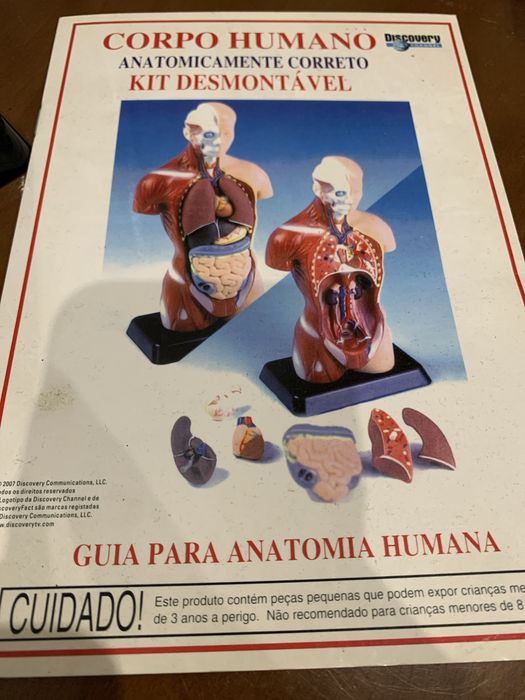 Corpo humano desmontavel bom eatado