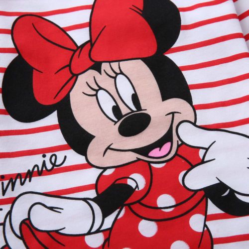 Pijama menina tons vermelho Minnie 1-2 anos - NOVO
