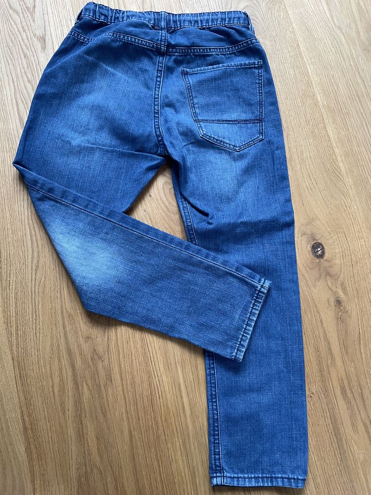 Spodnie cienki jeans H&M r. 140 9-10 lat