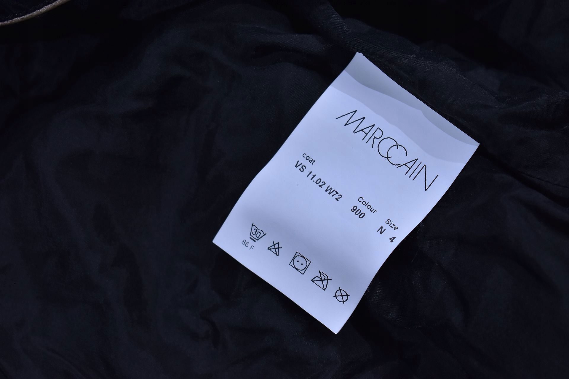 Marc Cain Puchowy Płaszcz Mikrofibra Duck Down Xl