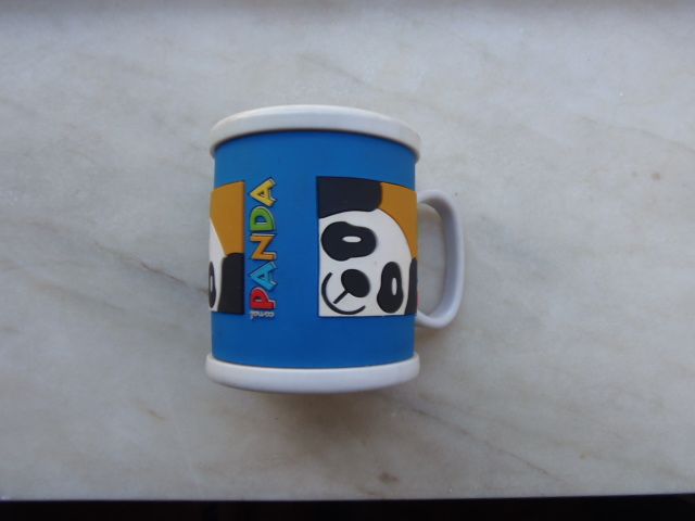 Relógio e Caneca Panda 3D