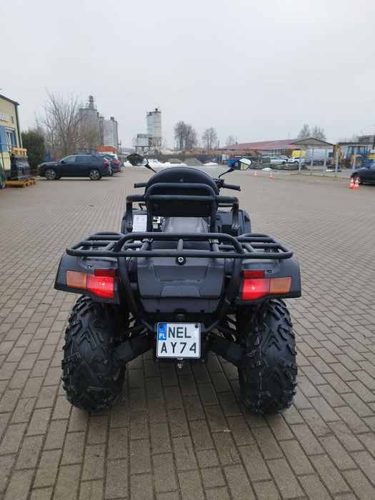 CFmoto 500 rok 2011 z pługiem MATMAR Ełk