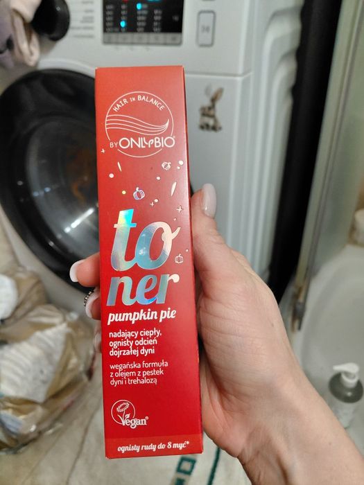Toner do wlosow only bio onlybio pumpkin pie ognisty rudy NOWE
