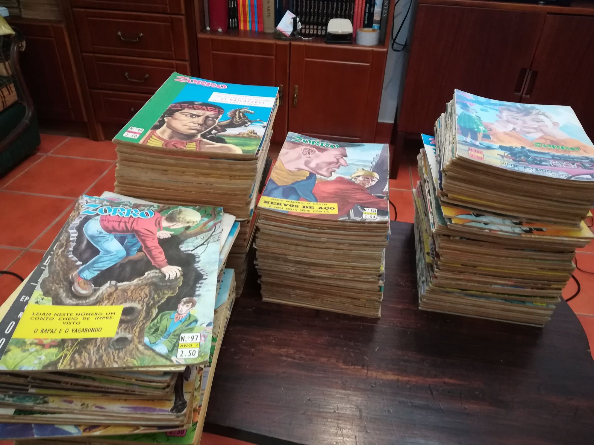 134 Livros Col. Zorro 1961, vendo em separado