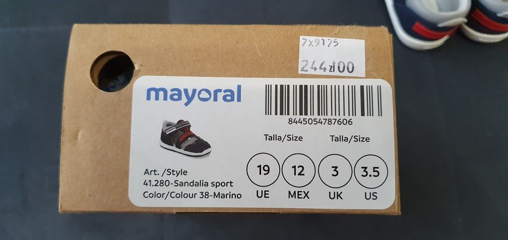 Sandały sportowe buty Mayoral dla niemowlaka pierwsze butki