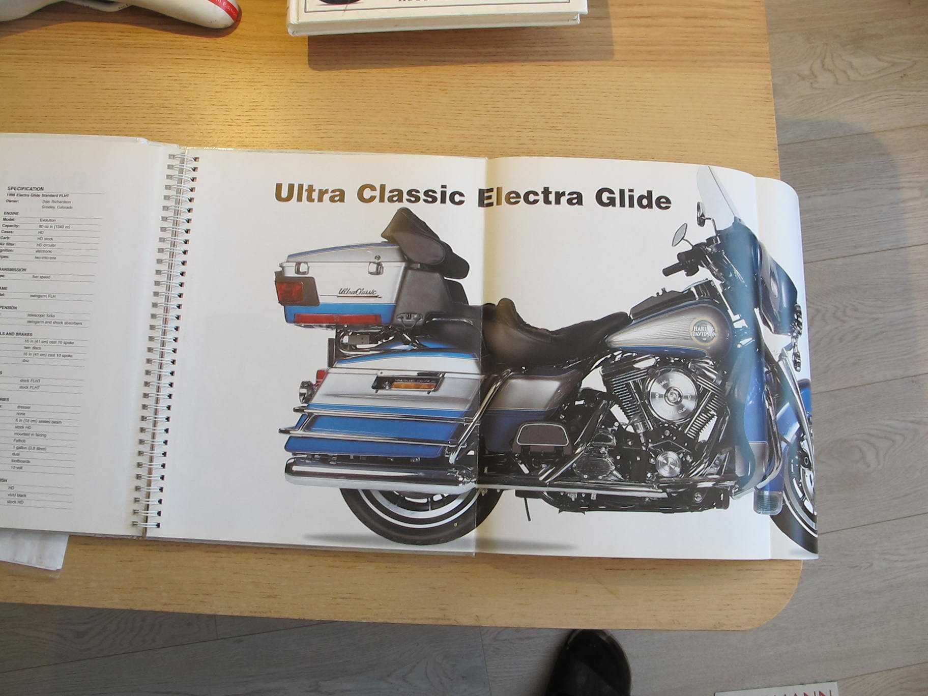 The gatefold book of Harley Davidson