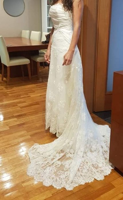 Vestido noiva usado apenas em sessao fotográfica