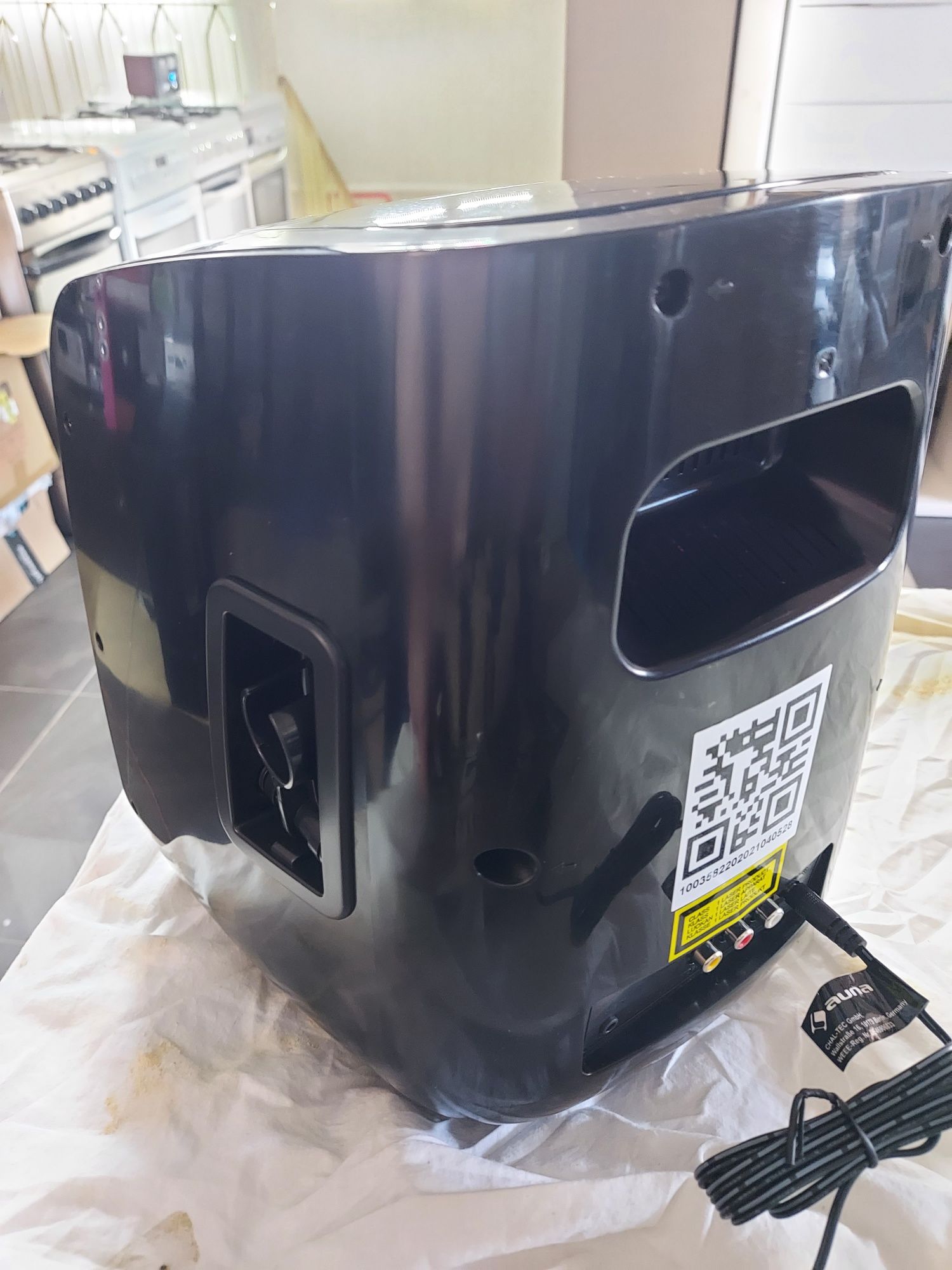 Karaoke dla dzieci zestaw BT CD mikrofon LED Auna NOWE
