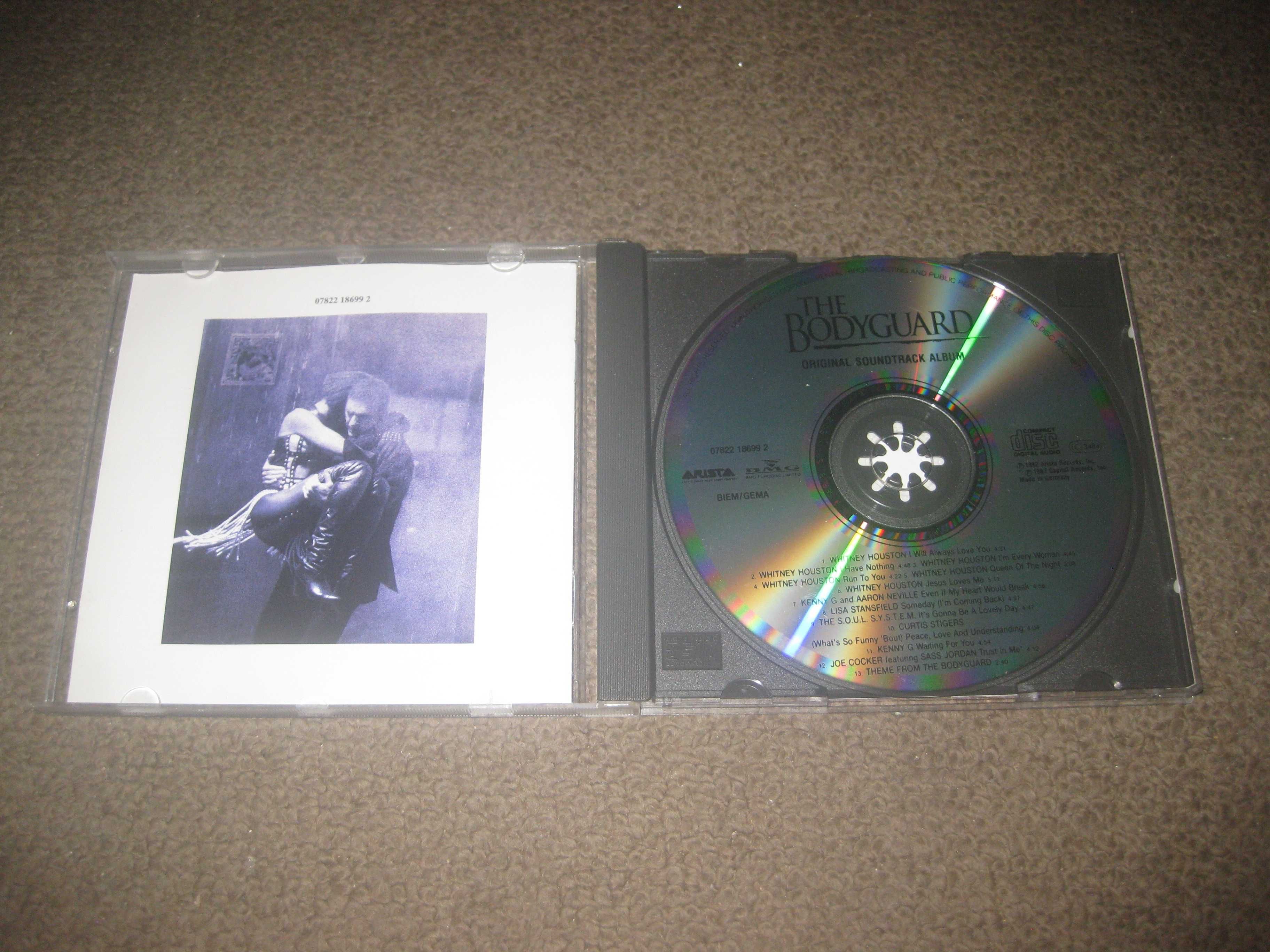 CD da Banda Sonora (OST) do filme "The Bodyguard (O Guarda Costas)"