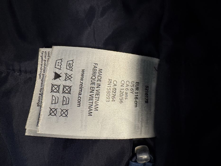 Kurtka zimowa Reima rozmiar 116