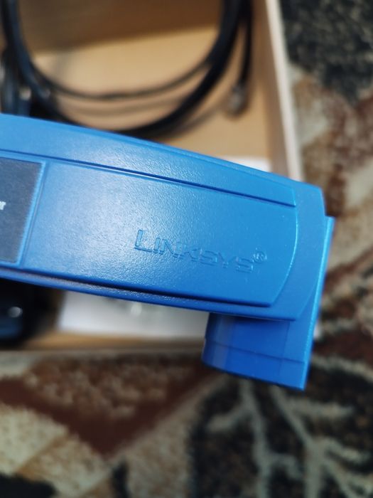 Modem Linksys niebieski