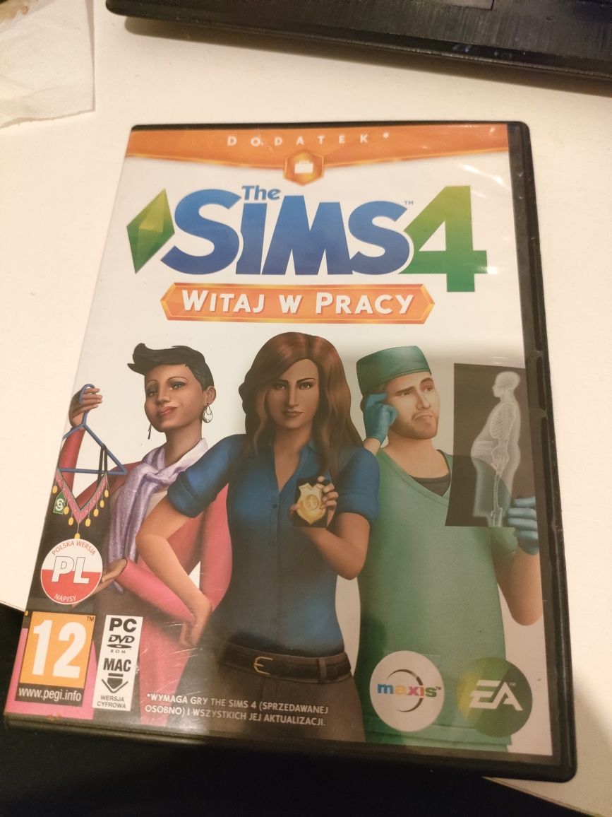 The sims 4 WITAJ W PRACY pudełko