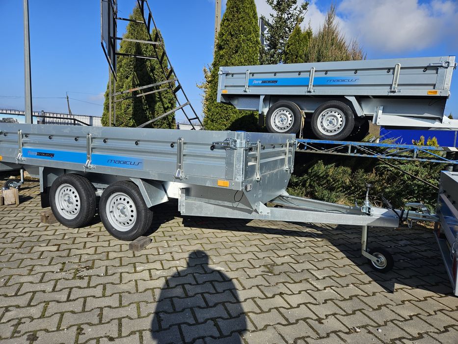 Przyczepa przyczepka Magicus 330x150x35 Burty wzm.sklejka