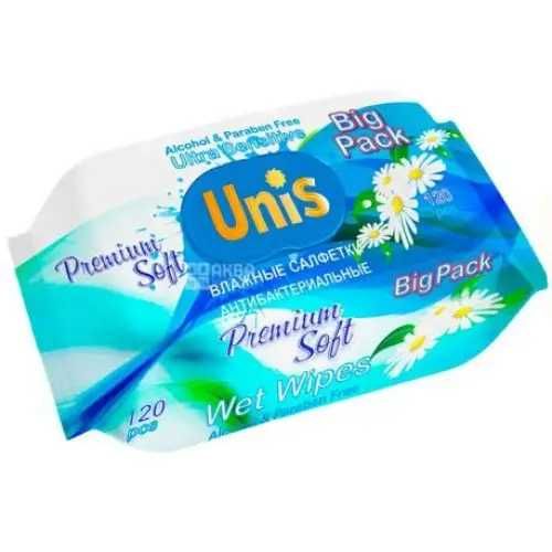 unis влажные салфетки антибактериальные