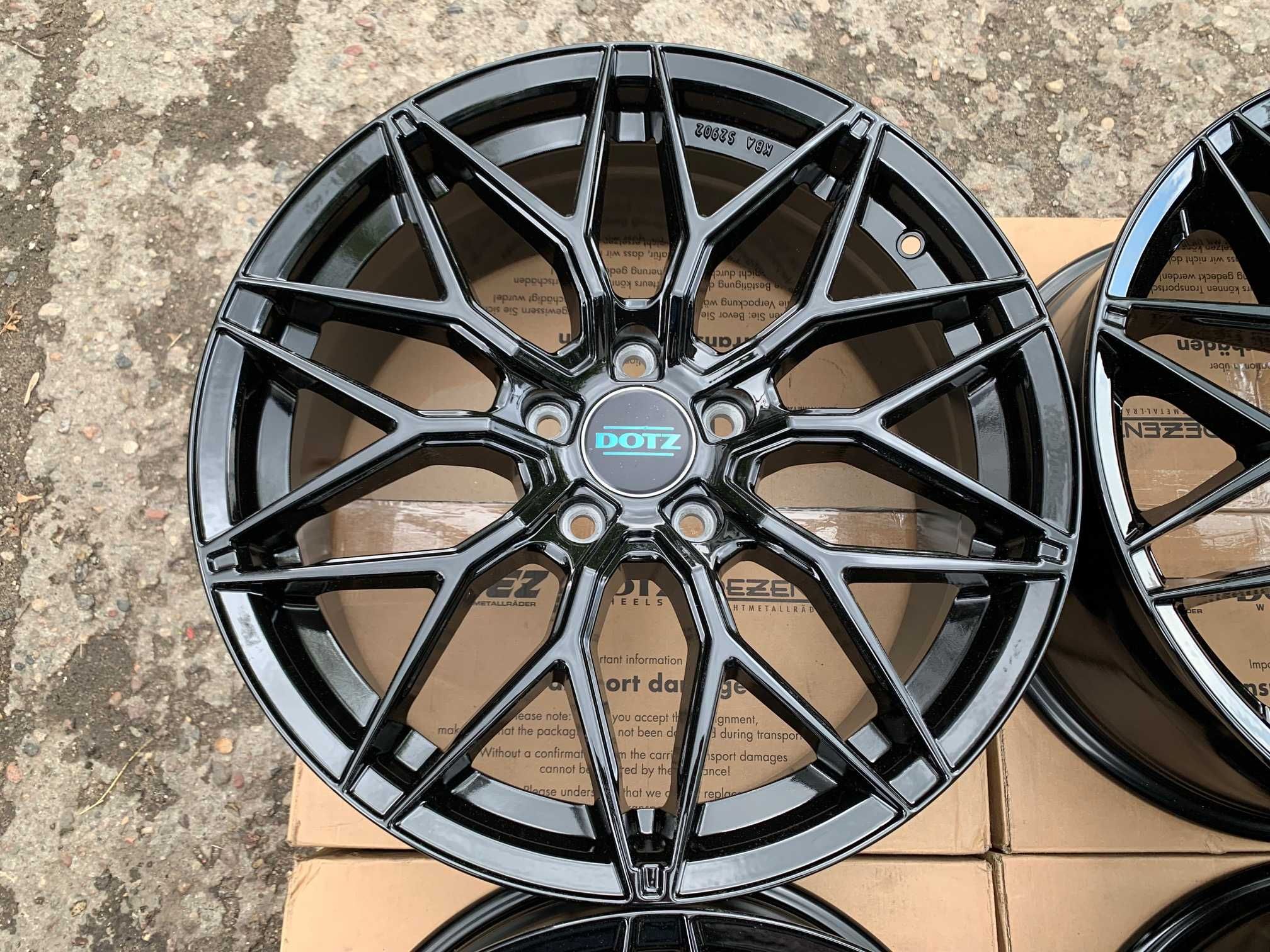 4x felgi DOTZ SUZUKA black 18"x8" roz. 5x114,3 ET 48 KIA MAZDA RENAULT