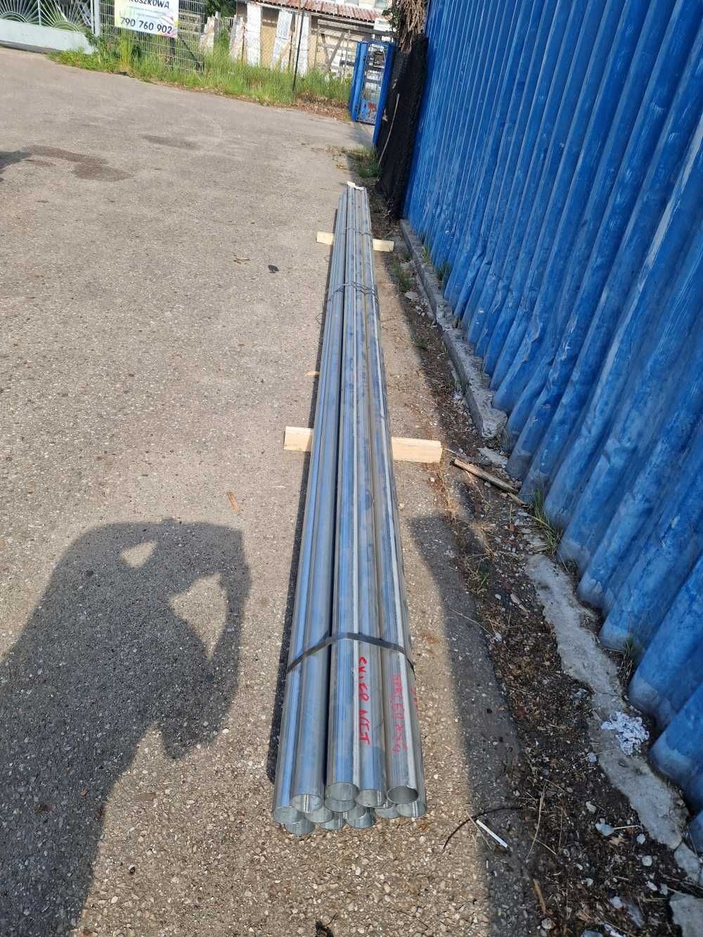 Słup oświetleniowy na Kamerę latarnie Rura ocynkowana fi60 6m Maszt ru