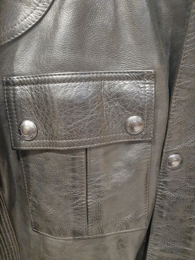 Kurtka skórzana Belstaff Gangster, czarna rozmiar 54