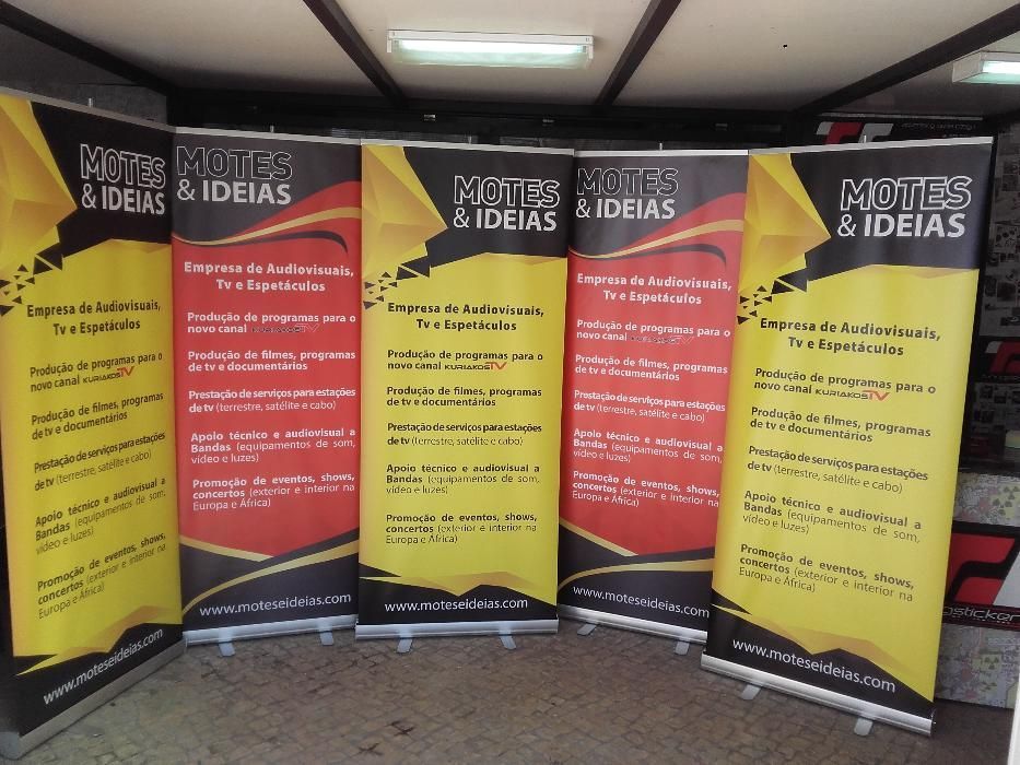 Roll Up 200x85cm com mala de transporte