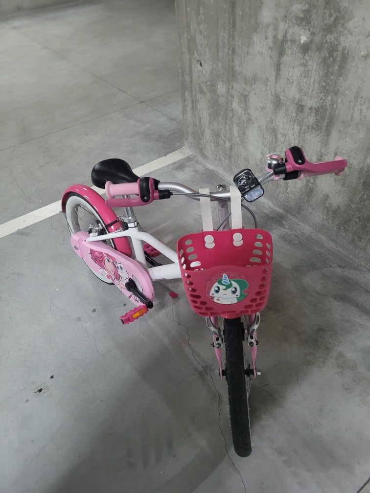 Bicicleta de menina roda 16' Btwin