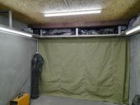 Брезентові штори в гараж СТО / Шторы из брезента для гаража СТО