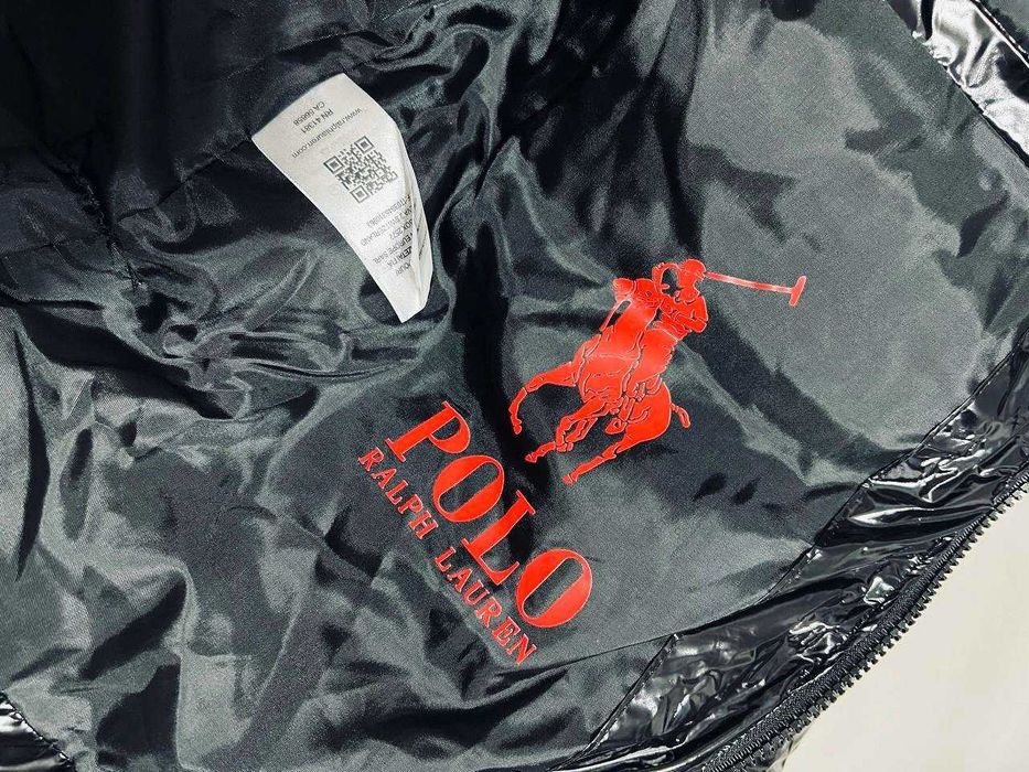 ТОПовая Куртка пуховик Polo Ralph Lauren курточка глянец мужская
