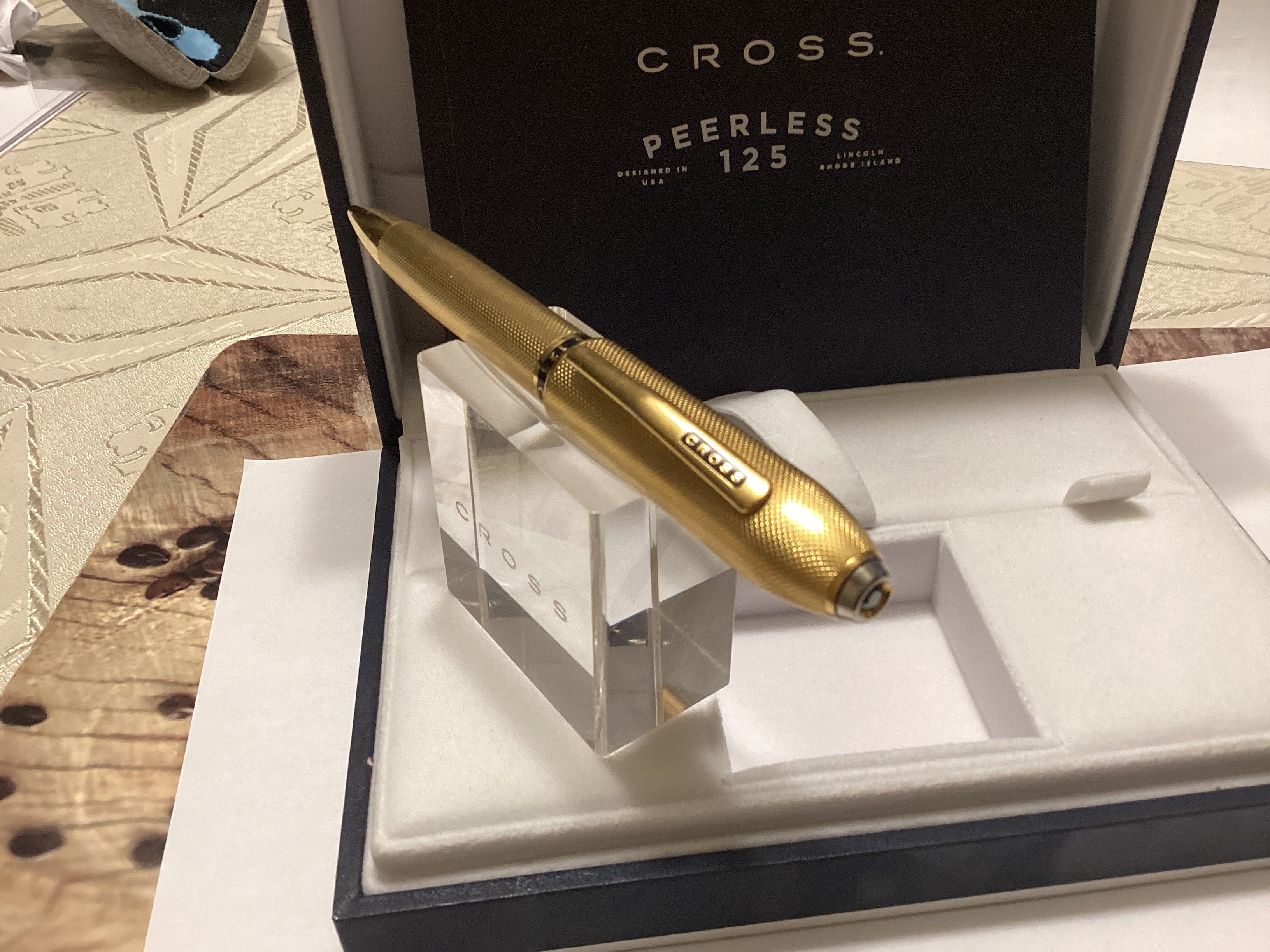 Pióro i długopis Cross Peerless 125 pozłacany limitowana edycja