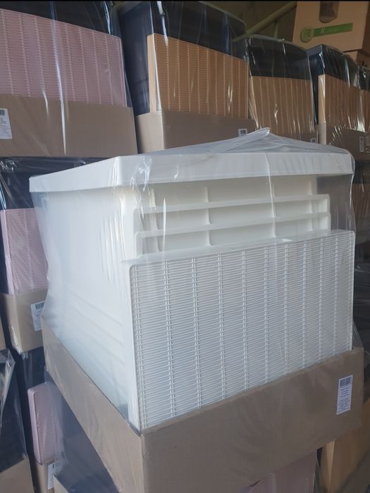 Білий пластиковый кoмод, шкaфчик, тумбoчка на 5 ярусов для школьной ве