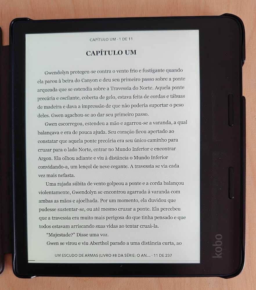 Kobo Sage novo nunca foi usado com capa Wake up/Sleep
