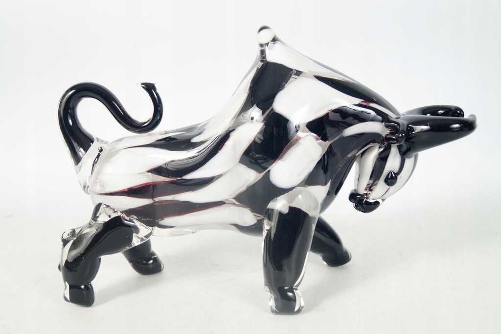Figura MURANO style glass byczek byk hossa giełda