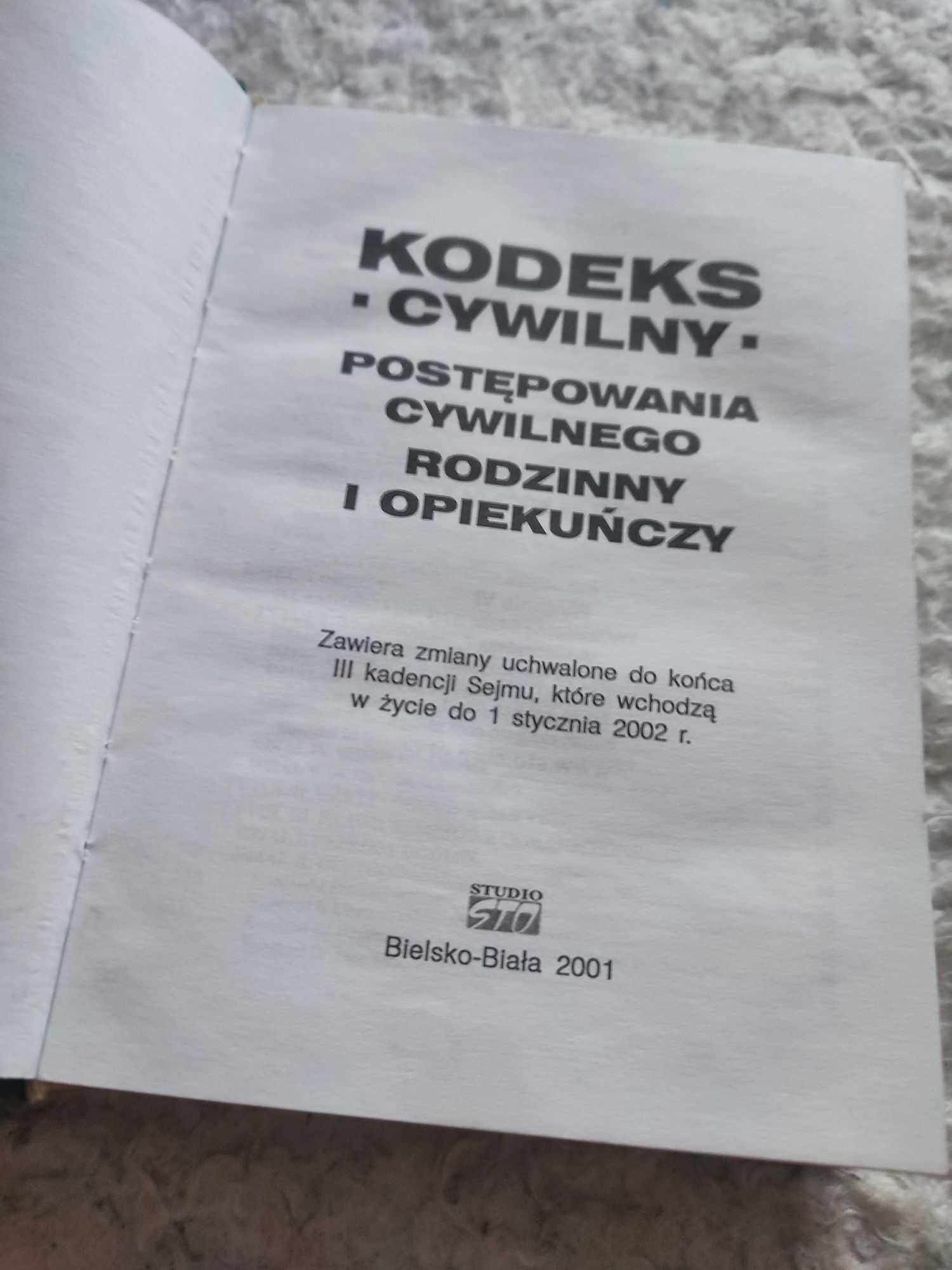 Sprzedam książkę Kodeks cywilny, Postępowania cywilnego.