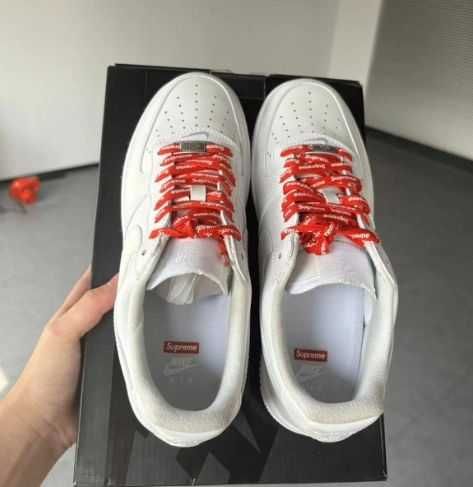 Buty Nike Air Force 1 Low Supreme White Rozmiar.45