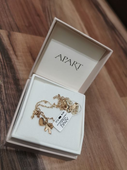 Złote srebro łańcuszek Apart