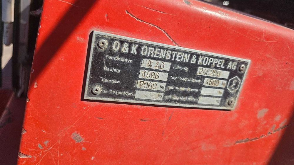 Wózek widłowy O&K A40