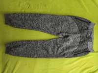 Męskie szare spodnie dresowe dresy  rozmiar L 65% bawełna