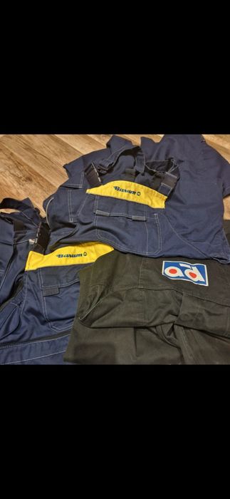 Spodnie robocze z szelkami XL