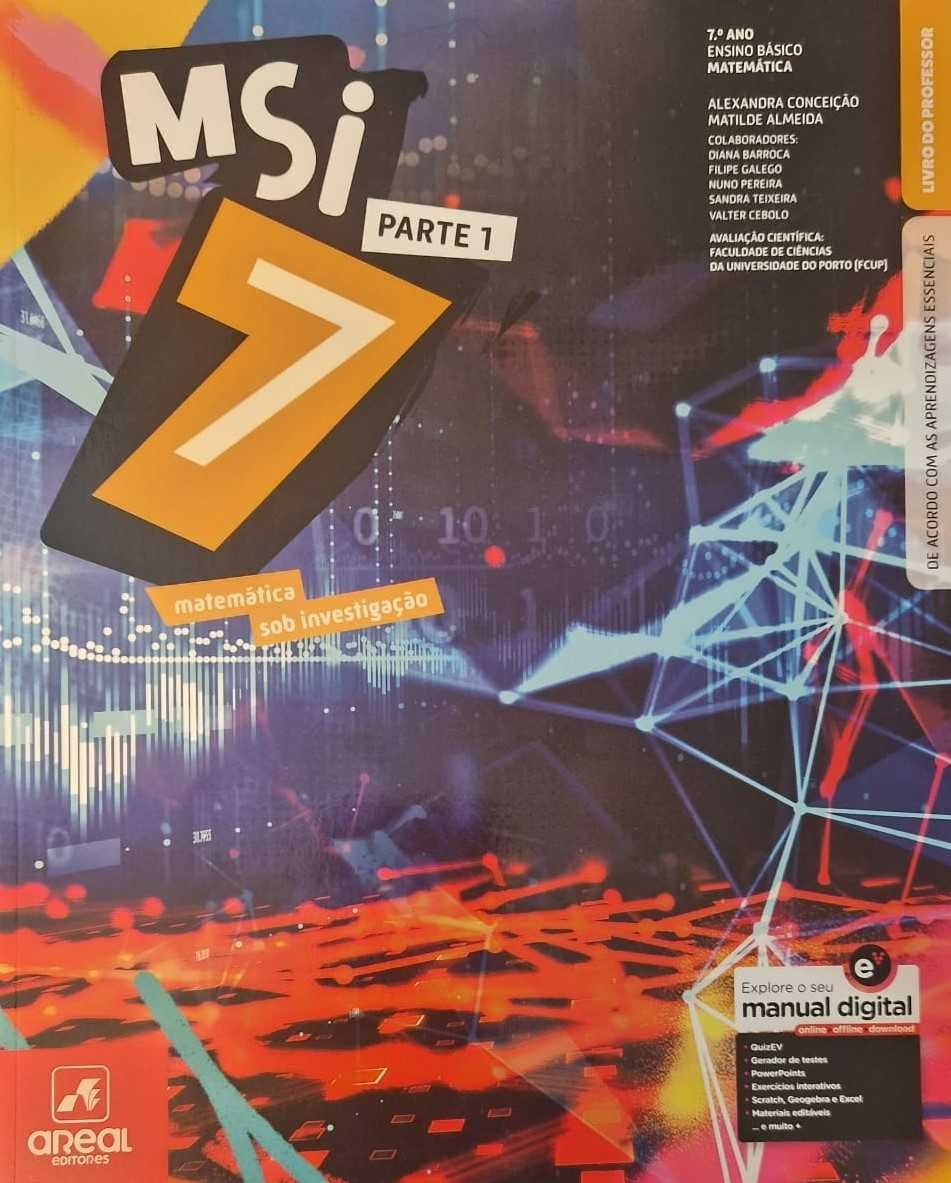 MSI 7 - Manuais de Professor - 7º ano - Areal Editores