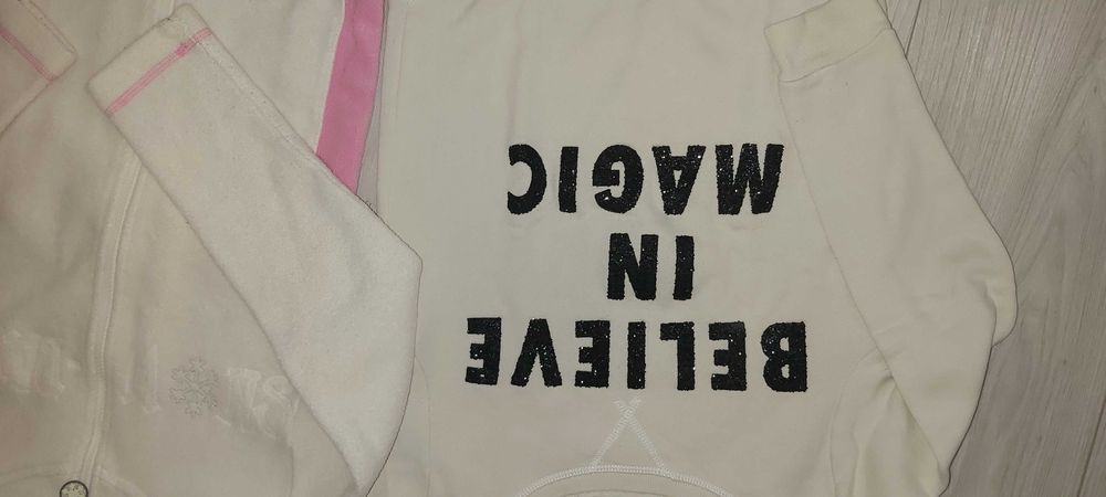 Bluza ciepła polar i bluza H&M r.134-140