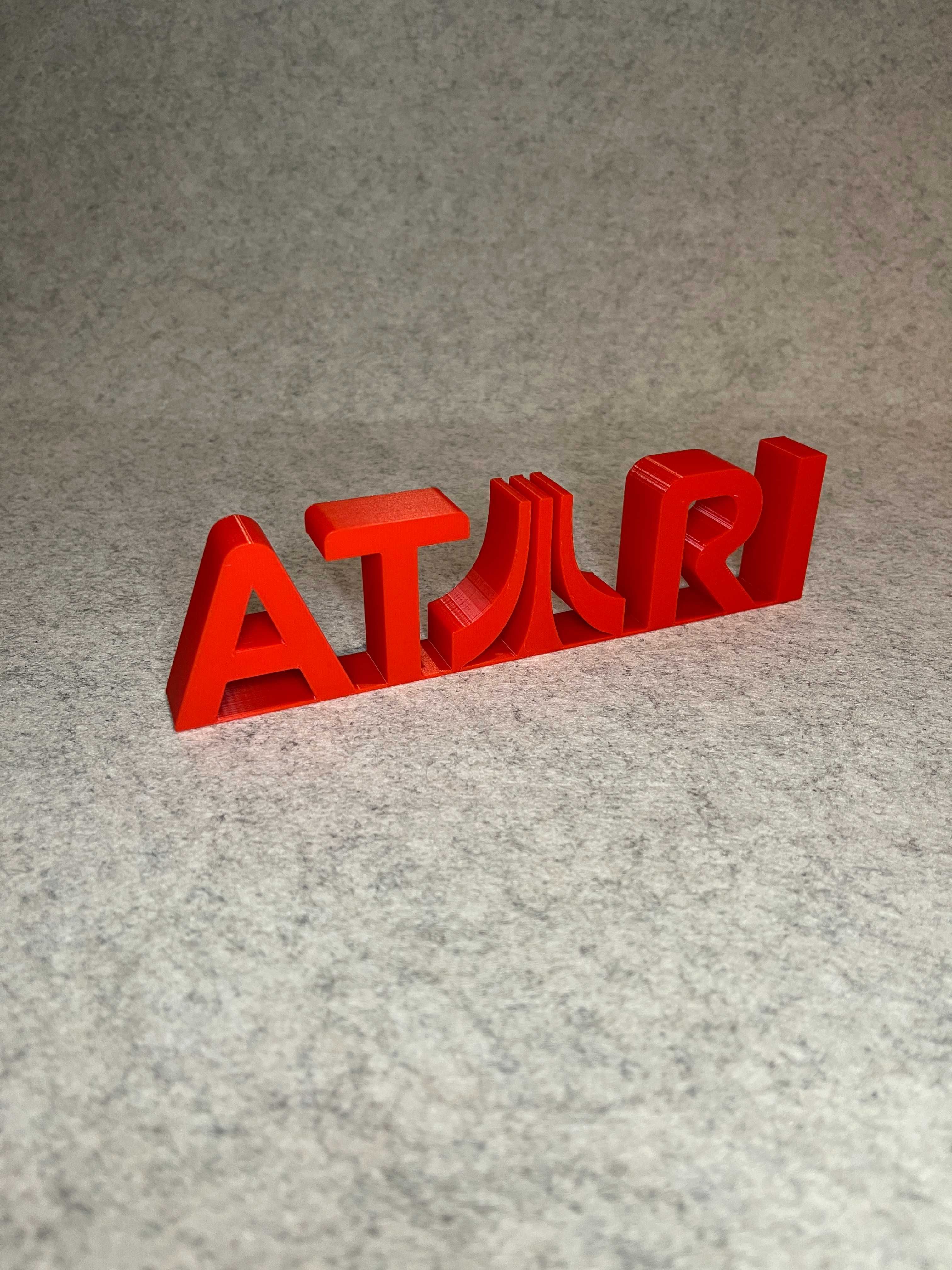 Ozdobna dekoracja logo Atari