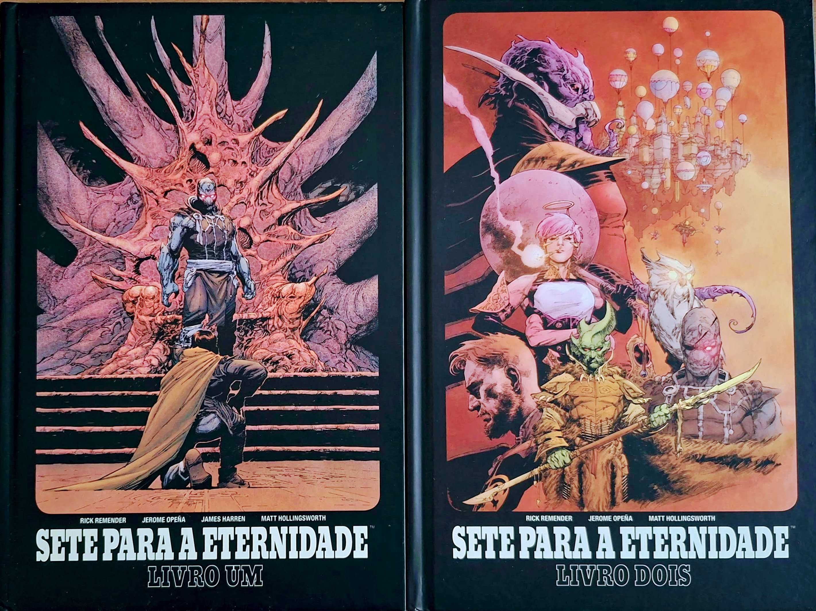 Sete para a Eternidade(Livro 1  e Livro 2) - Rick Remender - Capa Dura
